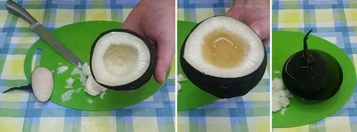 Как принимать редьку от кашля. Сироп черная редька с медом. чёрная редька с мёдом от кашля. редька с сахаром. редька с медом при кашле.