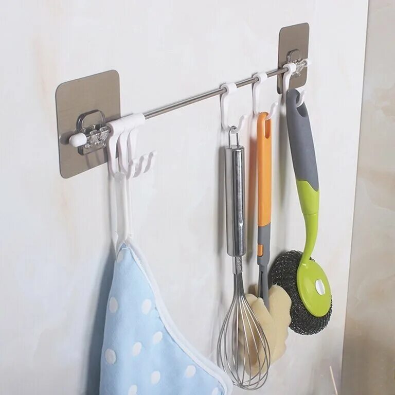 планка с крючками для кухни. планка с крючками для кухни. релинг на кухню из троса. вешалка 8 крючков haiba. планка с крючками omega, 104405232, bemeta.