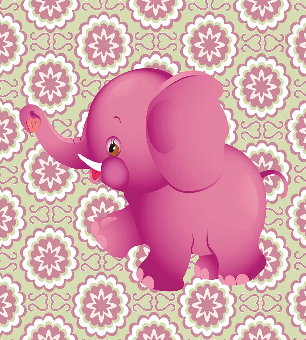Розовый слоник. Розовый слоник. Pink elephant. Нарисовать розового слона. Слон на розовом фоне.