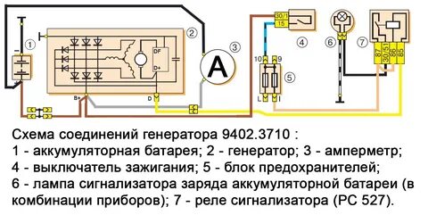 Как подключить контрольную лампу