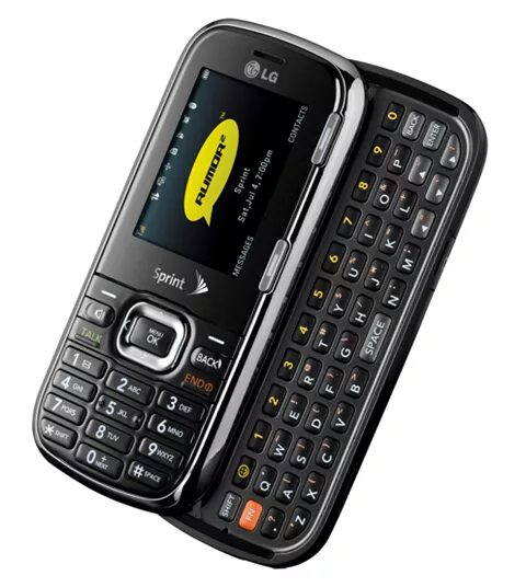 Кнопочный телефон 2023 цена. LG Rumor 2. LG Sprint слайдер. Слайдер с QWERTY клавиатурой 2022. Мобильный сотовый телефон кнопочный слайдер LG.