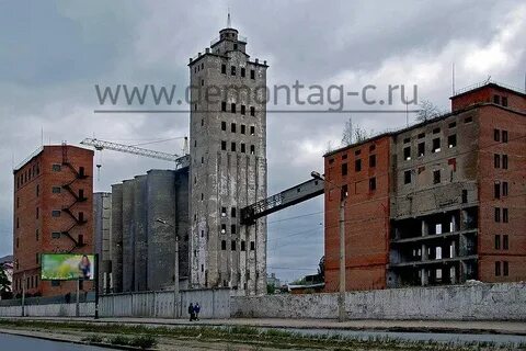 Здание элеватора вид связи
