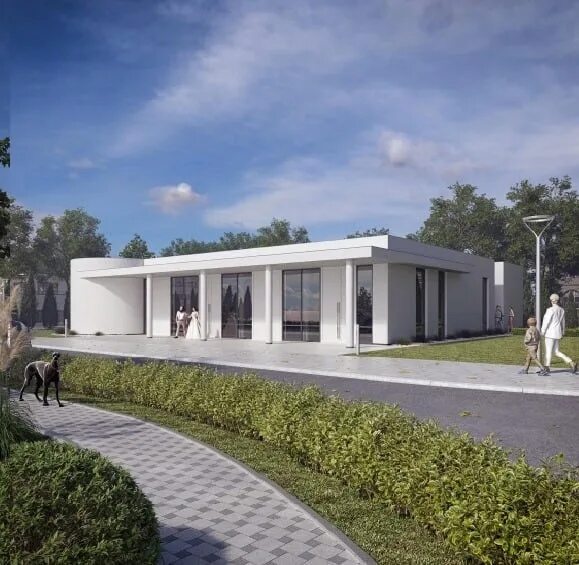 Новый крымск. Новый загс крымск. проект здания загса. здания 2025. отдел загс города крымска краснодарского края.