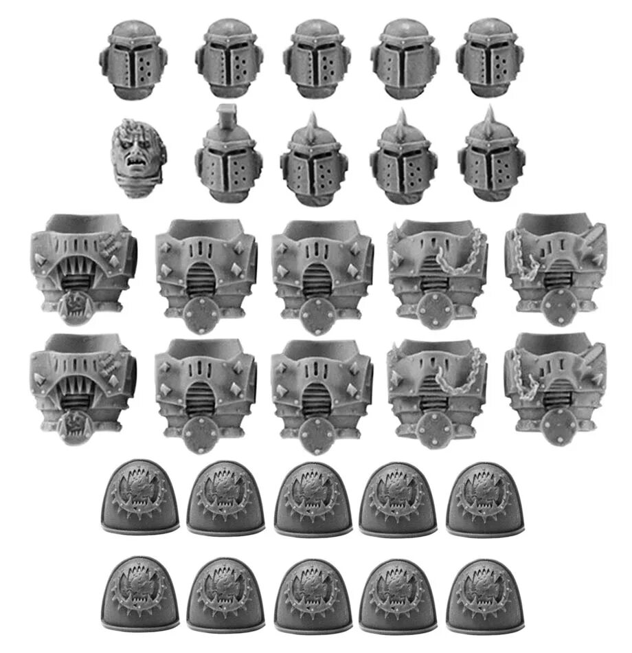Upgrade set. Alpha legion mk iv heads. raven guard upgrade set mk iv. world eaters legion mkii upgrade set - heads. dark angels legion heads upgrade set.