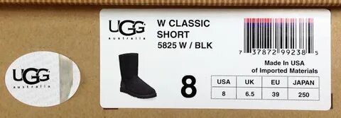 Ugg размерная сетка