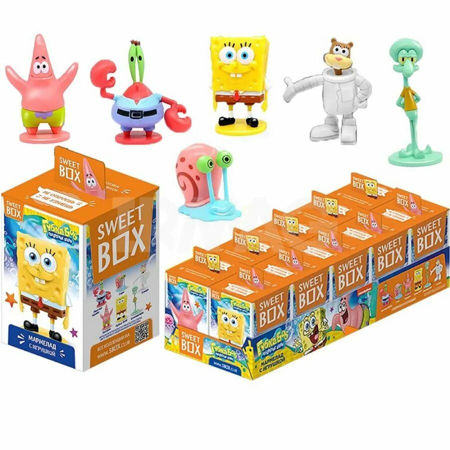 Sweet Box Sponge Bob Square Pants мармелад с игрушкой в коробочке 12/10, 10г.. Свит бокс "Sponge Bob Square Pants" мармелад с игрушкой в короб. 10г 1х12х10. Sweet Box Конфитрейд Свитбокс Sponge Bob Square Pants мармелад с игрушкой,. Свитбокс "Angry Birds" мармелад с игруш. В кор. 1*12бл*10шт*10гр.