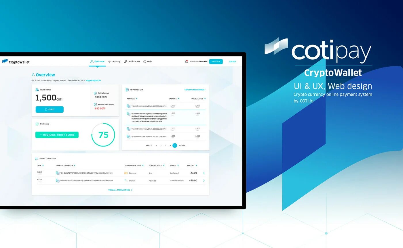 Web wallet. Crypto wallet. crypto wallet interface. crypto web.