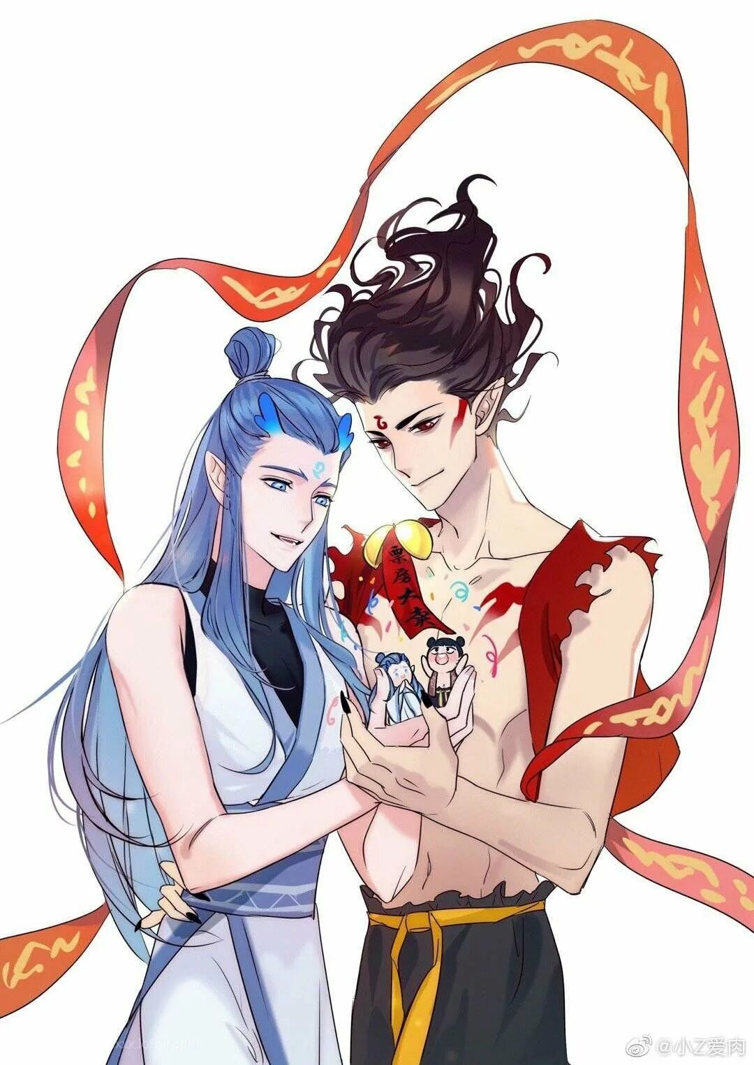 Вэй усянь и лань ванцзи дорама. Новые боги фанфик. Нэчжа. Персефона богиня древней греции. Nezha and aobing.