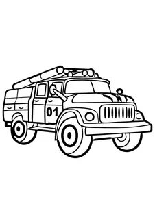 coloriage voiture de pompier for Sale,Up To OFF 78