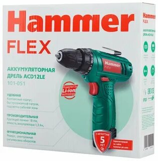 Шуруповерт hammer flex