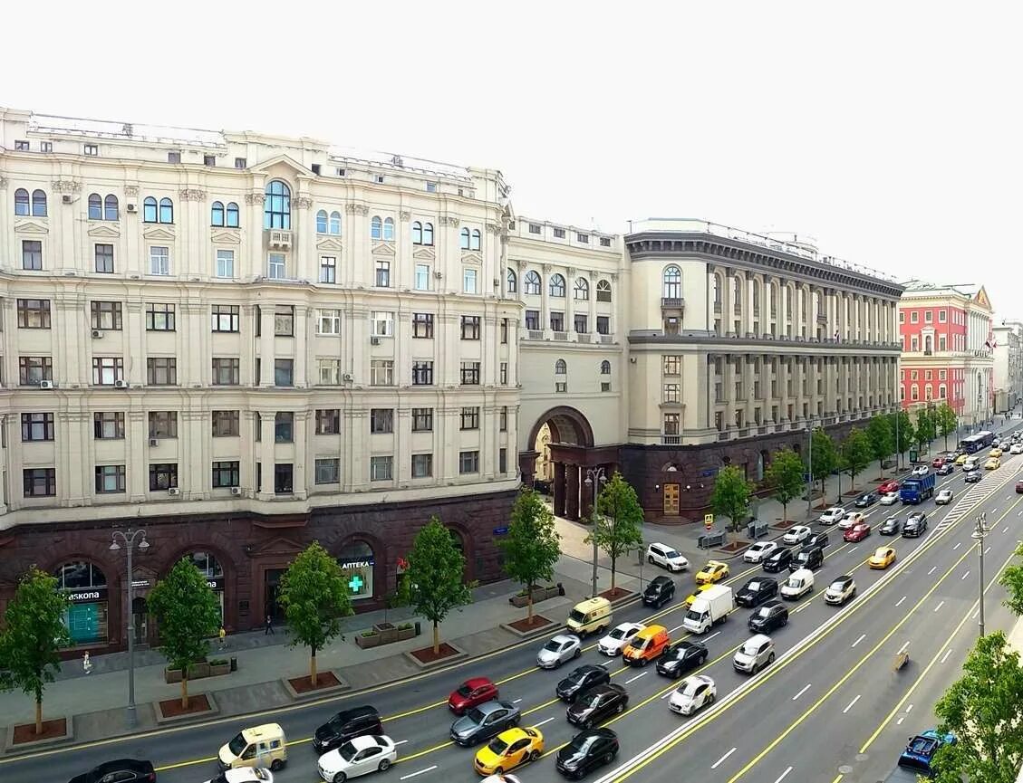 Photos of Tverskaya Street at night - Moscow, 2015