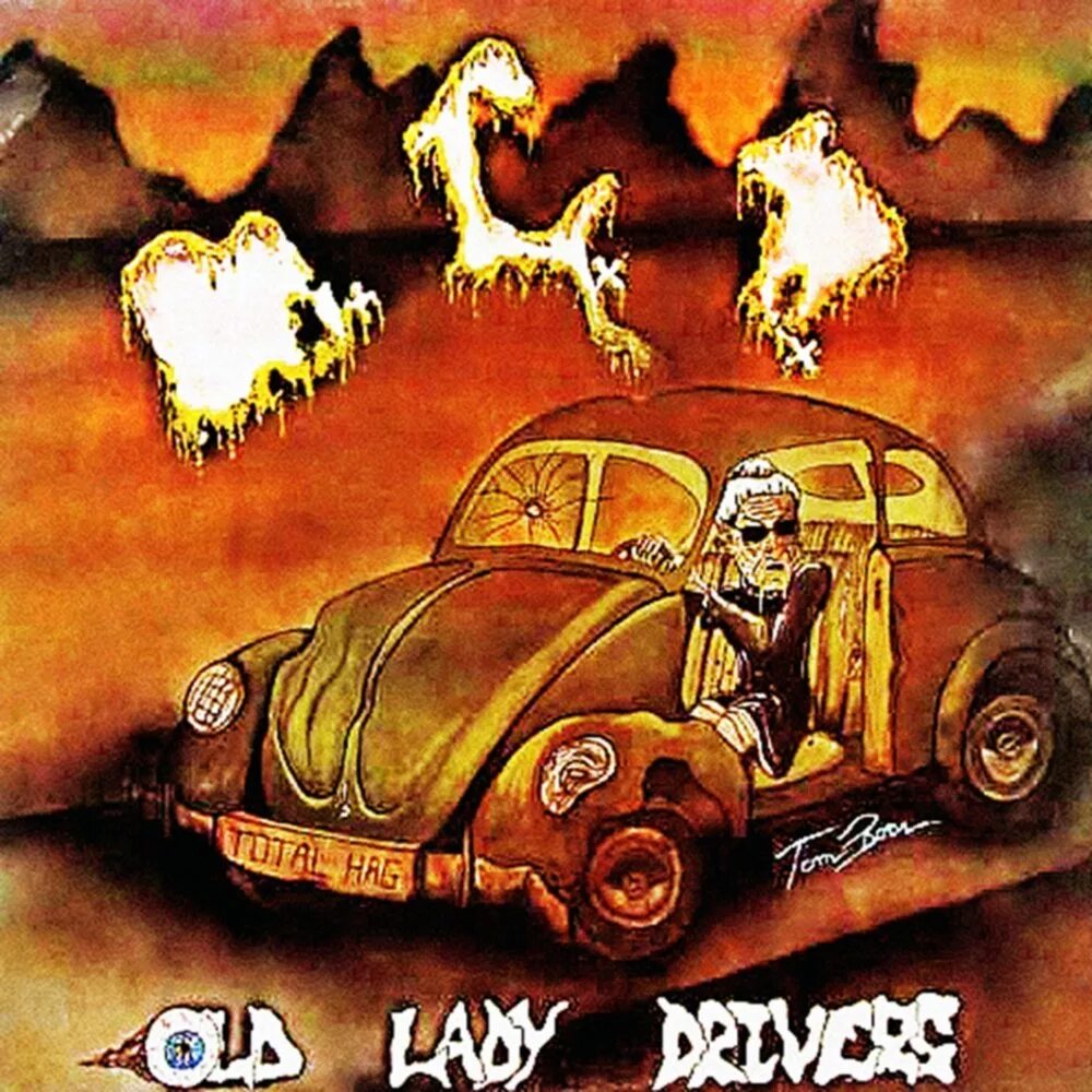 Old last 1. O.l.d. old lady drivers. альбомы художников обложки. old lady drivers 1988. веселые обложки альбомов.
