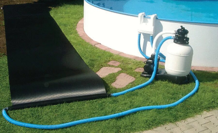 Как подогреть бассейн на улице. Солнечный нагреватель sunheater (0.6х6м). коллектор солнечный azuro 1,2х4,5. солнечный коллектор для бассейна.