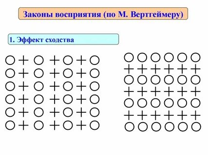 Законы восприятия
