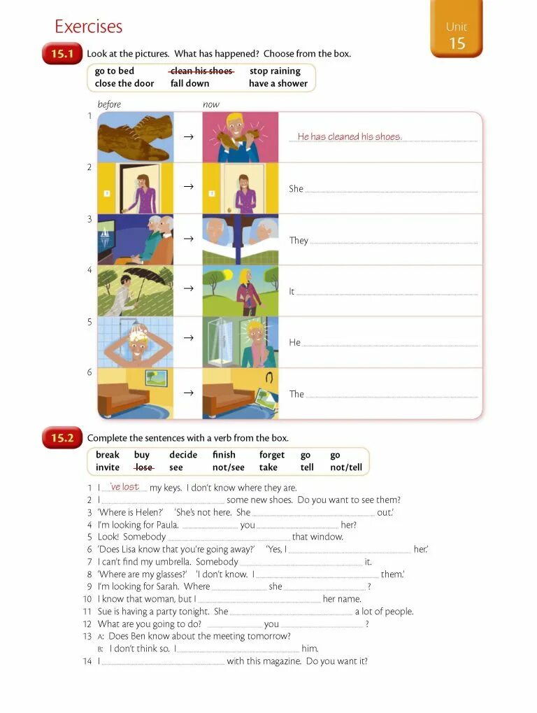 Unit 15 ответы. Exercises unit 15 ответы. английский exercises unit 15. unit 15 exercises 15.1 ответы. english grammar exercises учебник.