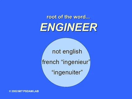 Engineering words