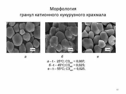 Модификация крахмала