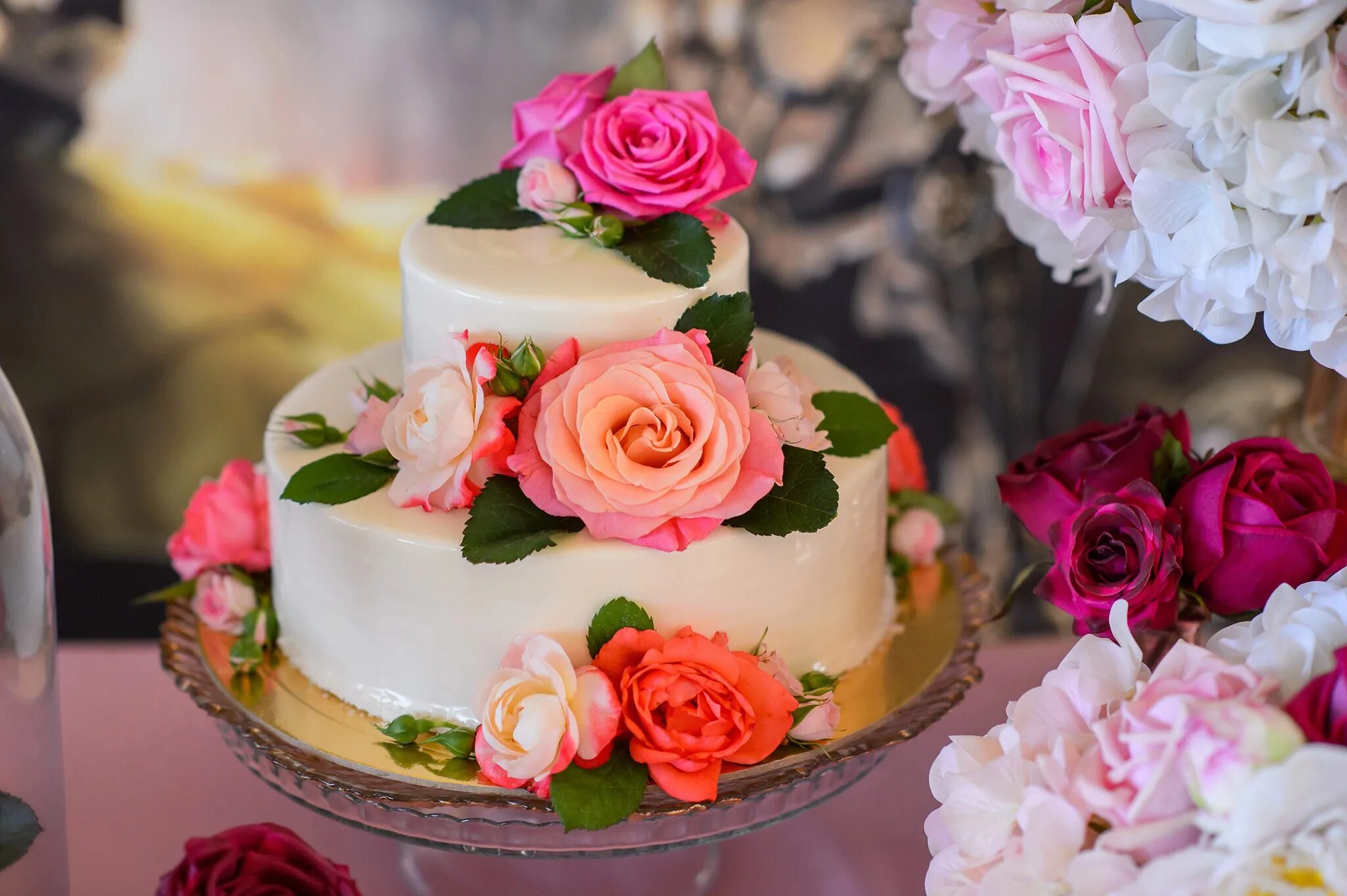 День рождения женщине в домашних условиях. Красивые торты. Торт цветы. Красивые тортики с цветочками. Красивые торты с цветами.