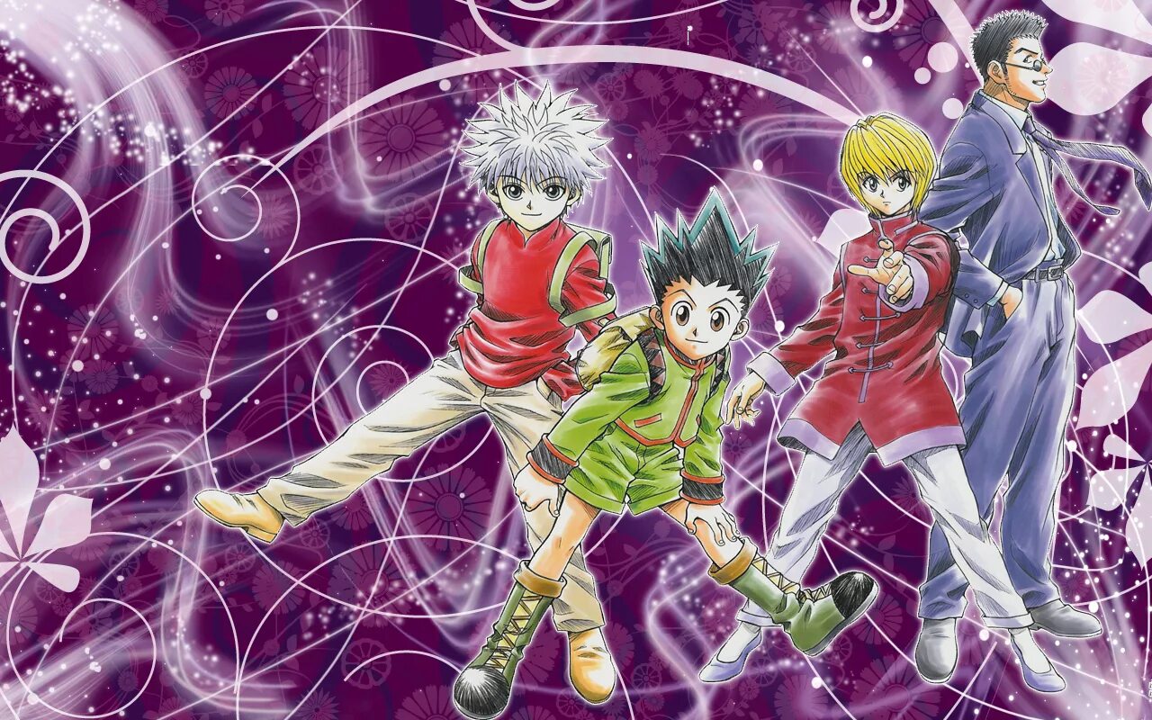 HXH Леорио, Курапика, Киллуа , Гон. Хантер х Хантер / Hunter x Hunter. Хантер х Хантер 301.