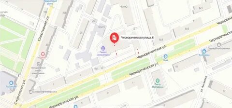 Карта самары чернореченская