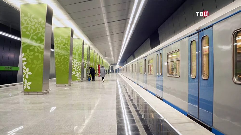 Новое метро на зеленой