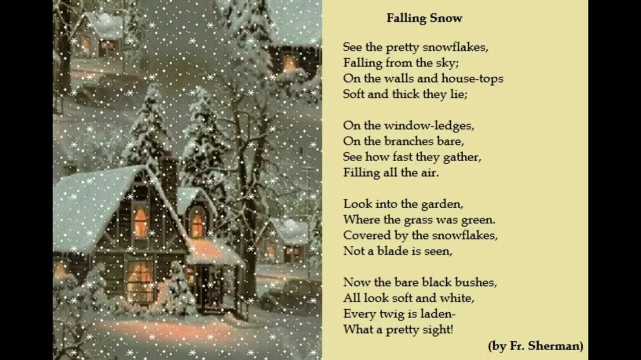 Falling текст на английском