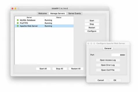 Apache restart