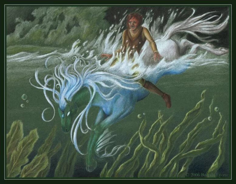 Я великий дух воды и что. Келпи мифология. Кабилл ушти. Келпи мифология духи воды. Скандинавская мифология келпи.