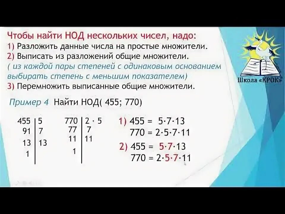 Нод математика средняя. НОД математика. Что такое НОД В математике. Наибольший общий делитель 6 класс. Правило нахождения НОД.