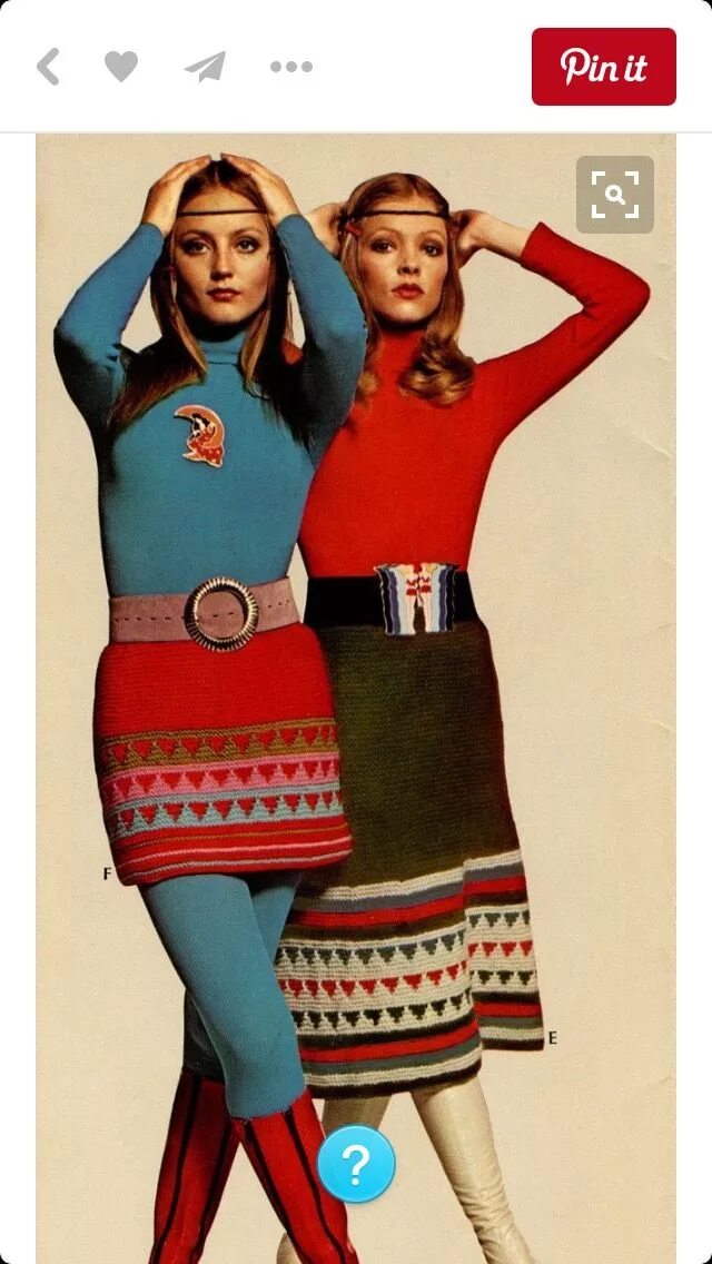 1974 Bell Bottoms and Stripes 70'ler modası, 70ler kadın modası, Moda