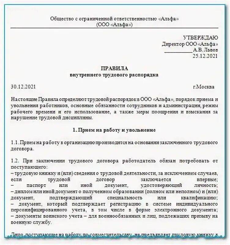 Внутренний трудовой распорядок организации образец 2022. Правила внутреннего трудового распорядка. Правила внутреннего трудового распорядка пример 2022. Правила внутреннего трудового распорядка в 2022 году образец. Пвтр образец 2024