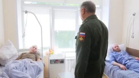Награждение в госпитале