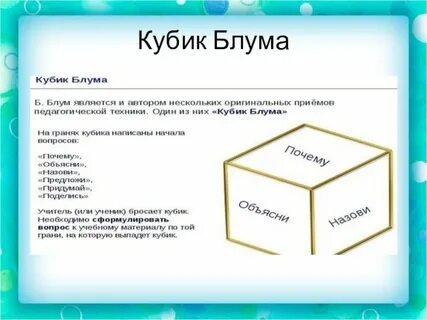 Метод кубиков