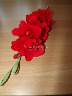 Гладиолусы из бумаги своими руками