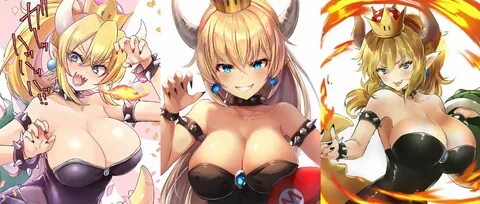 Sexy Naked Bowsette.