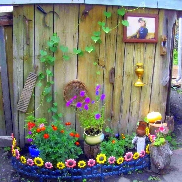 Участок в деревне своими руками фото Pin on Front Yard Cottage garden design, Cottage garden, Fence landscaping