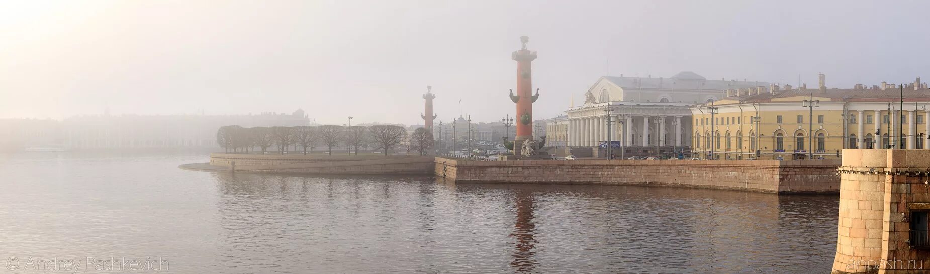 Вид со стрелки Васильевского острова на Дворцовый мост. Стрелка Васильевского острова панорама. Стрелка Васильевского острова Санкт-Петербург рассвет.