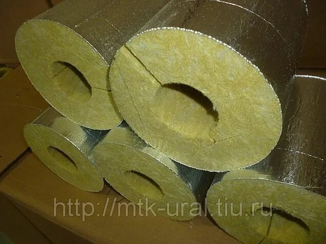 Полуцилиндры из минеральной ваты