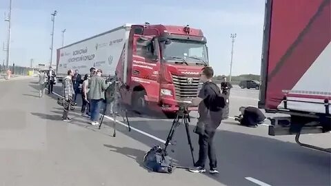 Беспилотные грузовики на трассе м 11