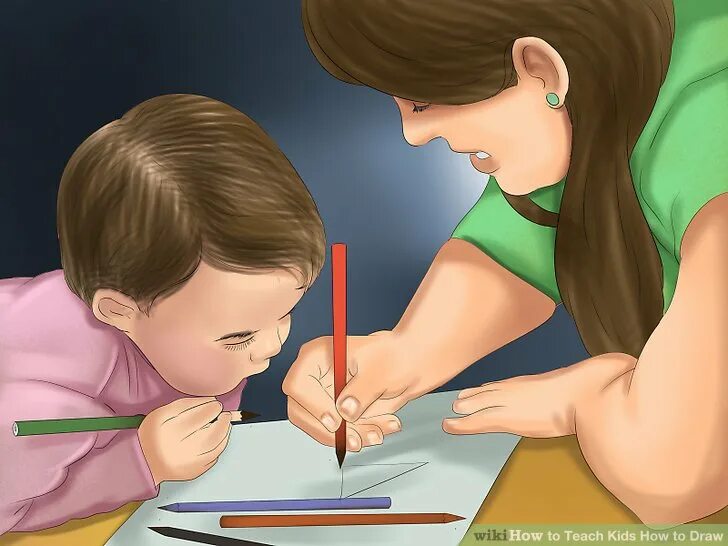 Teach draw. Teach рисунок. взрослый строго учит ребенка рисунок. teacher draw. teaching drawing.