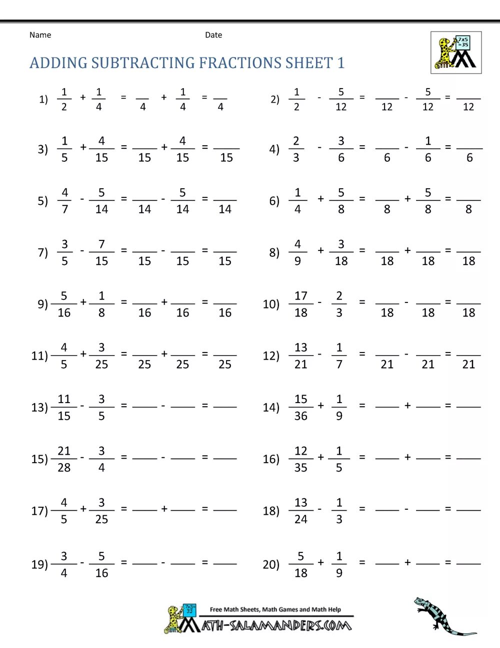 Adding. Addition and Subtraction of fractions with different denominators. Adding and Subtracting fractions Worksheet. Addition and Subtraction of fractions Worksheet. Math fractions Worksheet.