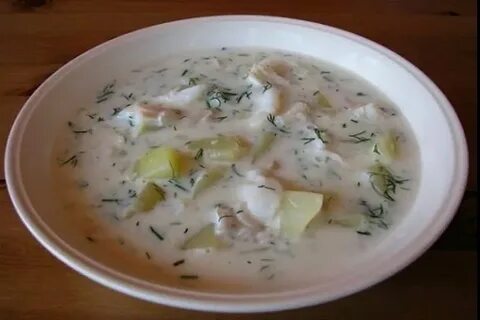 Суп рыба с молоком