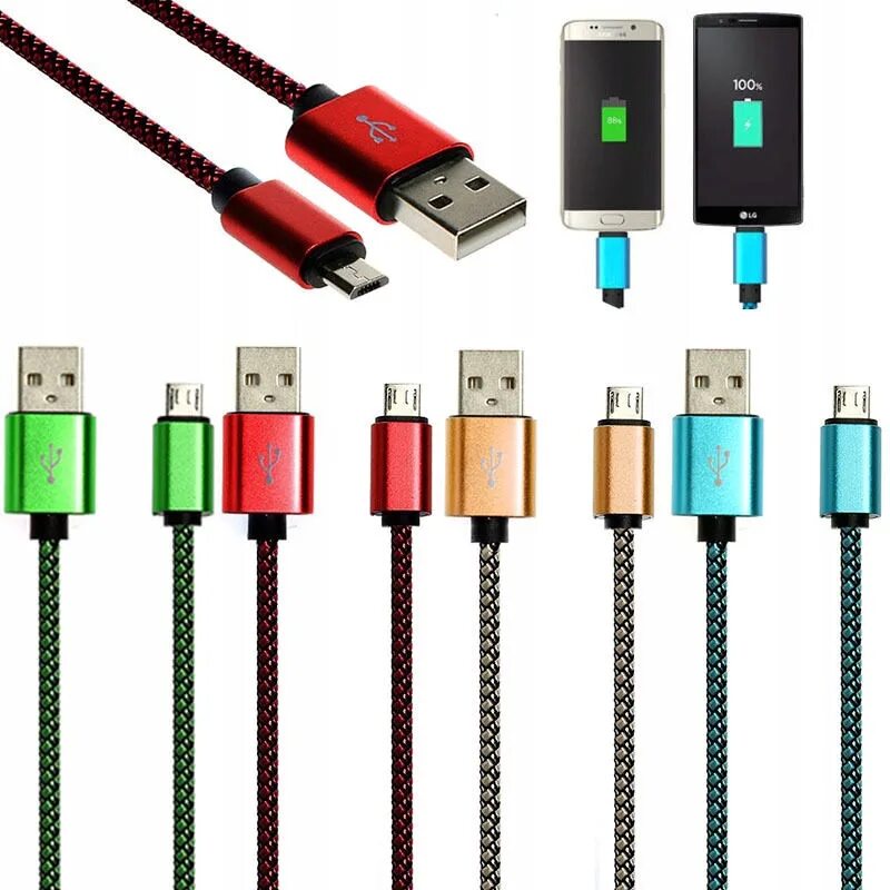 Усиленный кабель Micro USB. Цвета USB. УСБ цвета. Юсб по цвету.