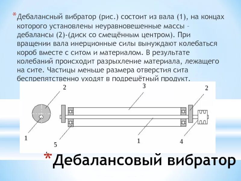 Нужен ли вибратор. Дебалансный вал. Дебалансный вибровозбудитель. Дебалансный вибровозбудитель чертеж. Диаметр вала для инерционного тормоза.