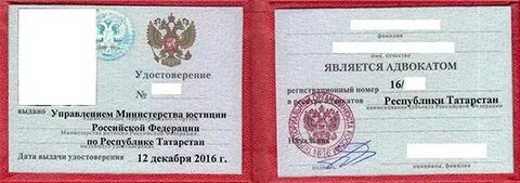 Документы адвоката