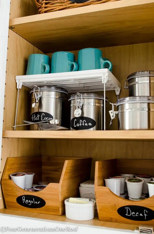 Kitchen cup. Хранение кухонных принадлежностей. Идеи для хранения кухонных принадлежностей. Организация хранения чая и кофе. Полки для хранения чашек.