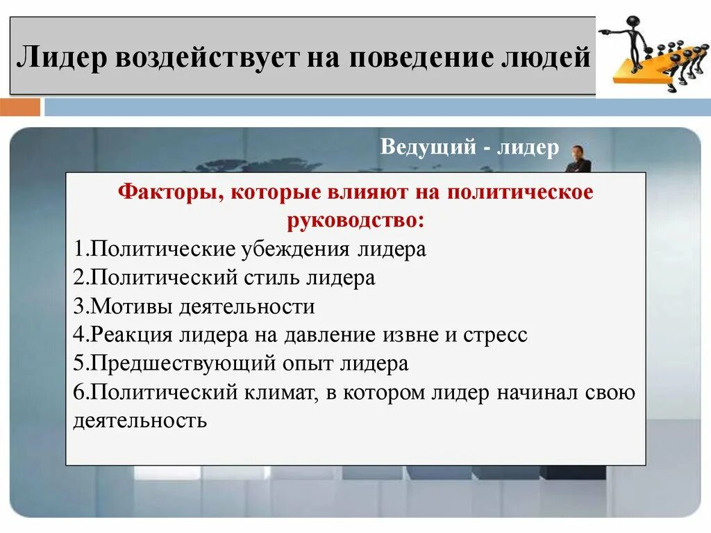 Политическое поведение лидера. Факторы политического поведения. Факторы формирования лидера. Факторы влияющие на политическое поведение. Факторы политического лидерства.