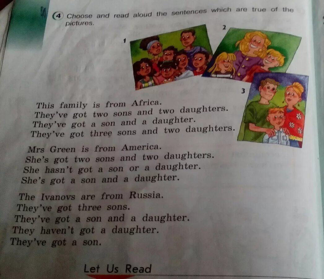 3 read the sentences and translate. Read and choose 3 класс. Read Aloud. This is my Family перевод на русский. Read the sentences to describe.