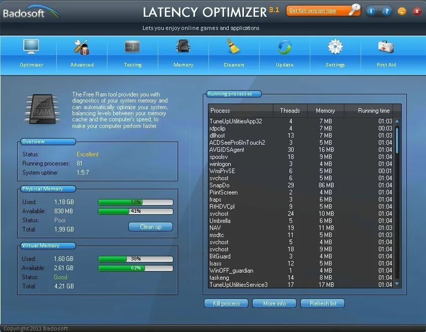 Easy optimizer. Optimizer программа. latency. thx утилита. ping optimizer.
