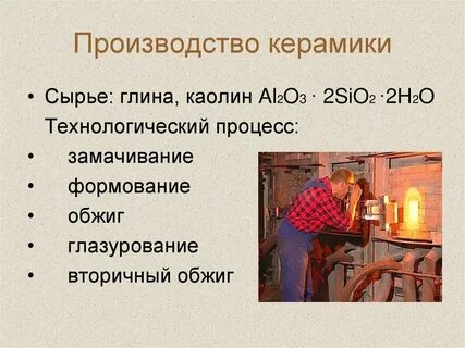 Условия керамики